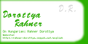 dorottya rahner business card
